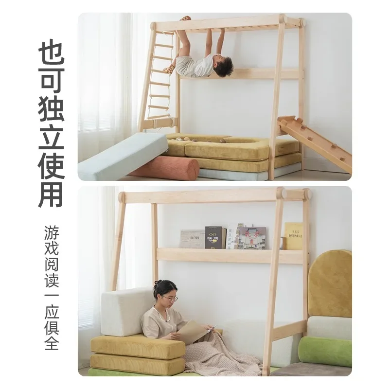 Companion bed Montessori retractable  Children's  Single   Boys and girls pull-out  Children's room
