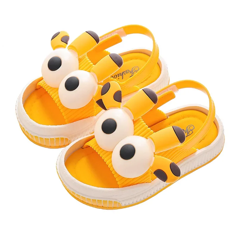 Summer Children\'s Sandals for Boys Baby Open Toe Outdoor Beach Sandals Non-Slip Soft Bottom Girls Shoes Cute Cartoon Kids Shoes