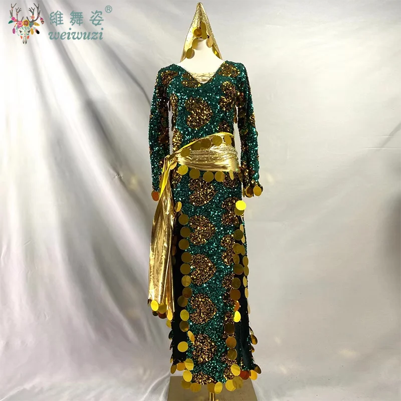 Strój do tańca brzucha dla kobiet, drukowany, personalizowany, szata, odzież baladi, shaabi, strój ludowy baladi, odzież orientalna damska