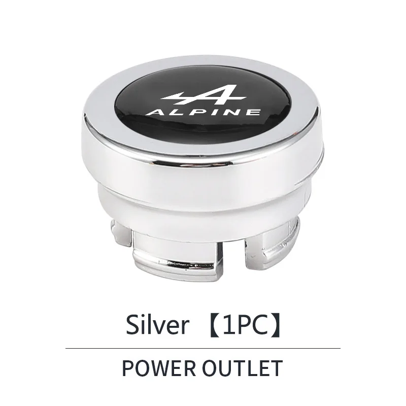 

For Alpine A290 GTS A110 Espace Austral Duster Lodgy Spring PU Car Cigarette Lighter Cover Dustproof Plug Decoration Accessories