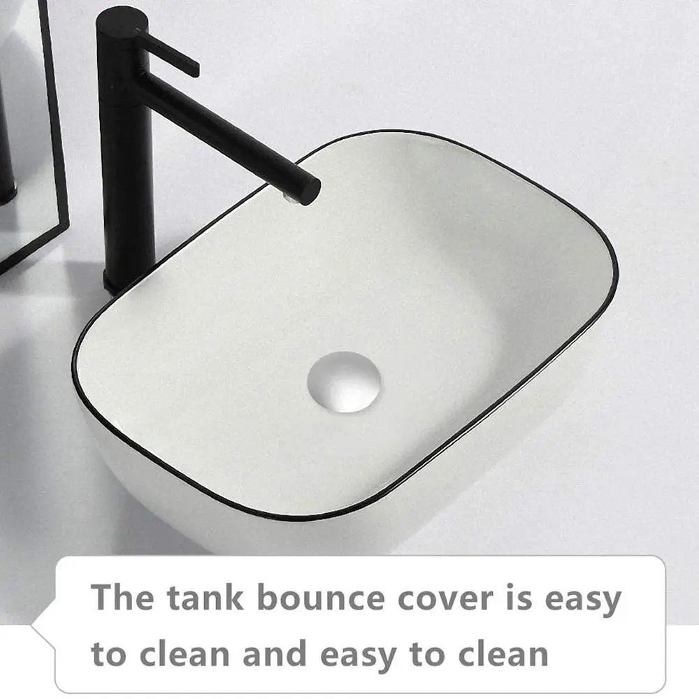 1Pcs Push Button Waste Sink Plug Silver Click Clack Drain Stopper 66mm Alloy Basin PopUp Cap Replacement Part for Bathroom Sink
