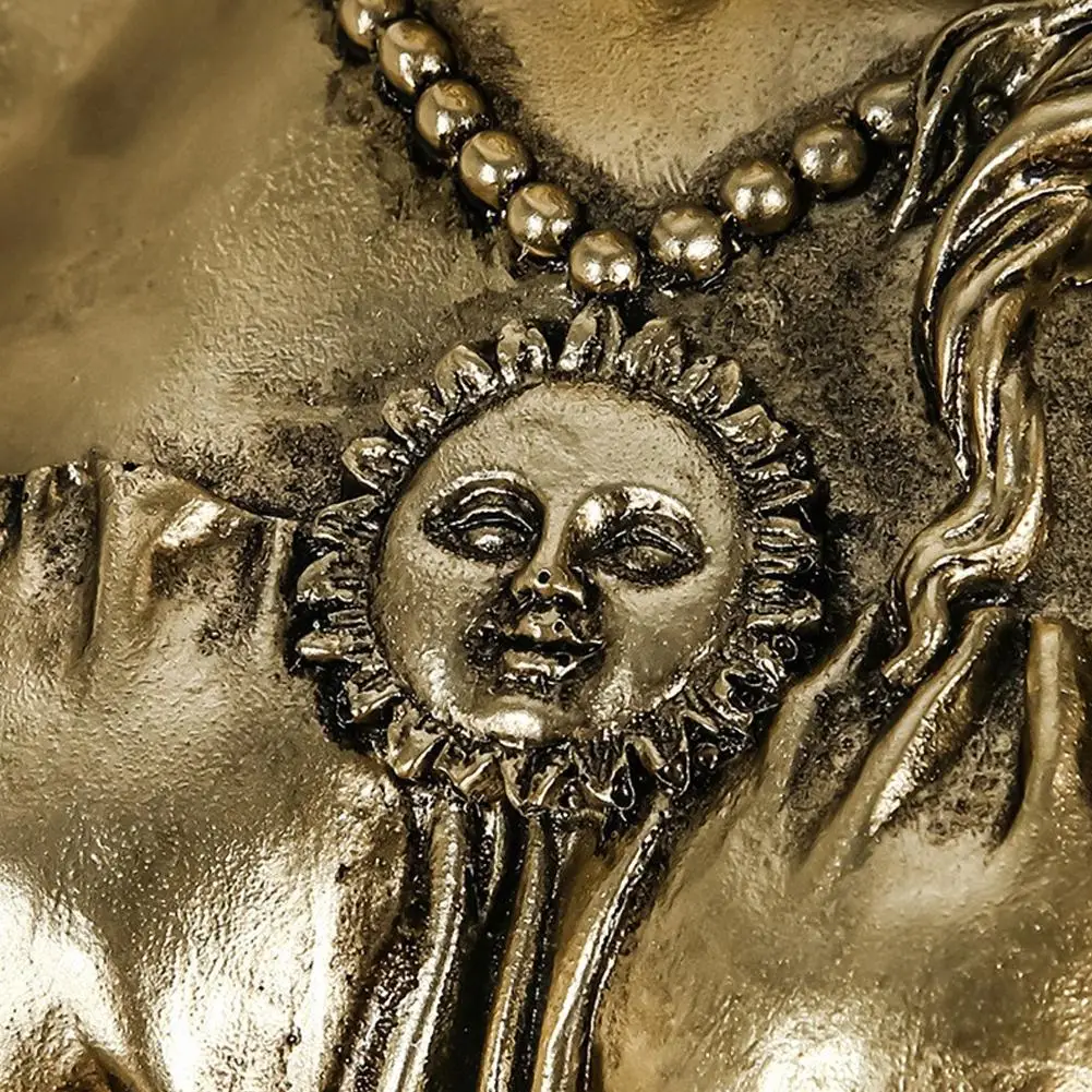 3 أحجام الثروة آلهة النحت اليدوية واقعية النحاس تمثال راتنج محظوظ مكتب ديكور المنزل هدية لمكتب أمين الصندوق زخرفة