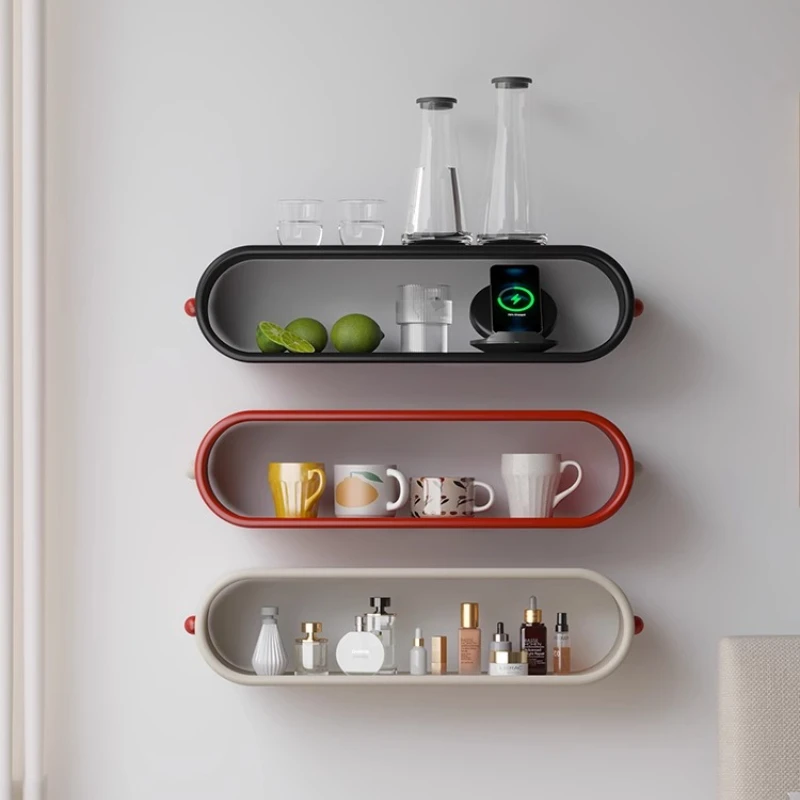 

Настенная полка Curio, креативный органайзер для витрины, многофункциональная декоративная стойка для кухни/бара/шкафов для гостиной