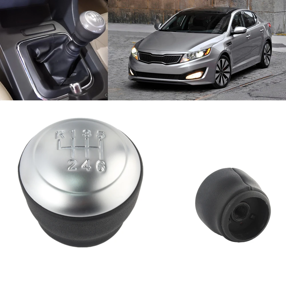 6 Speed Manual Stick Gear Shift Knob For Hyundai Sonata V MK5 2004 2005 2006 2007 2008 2009