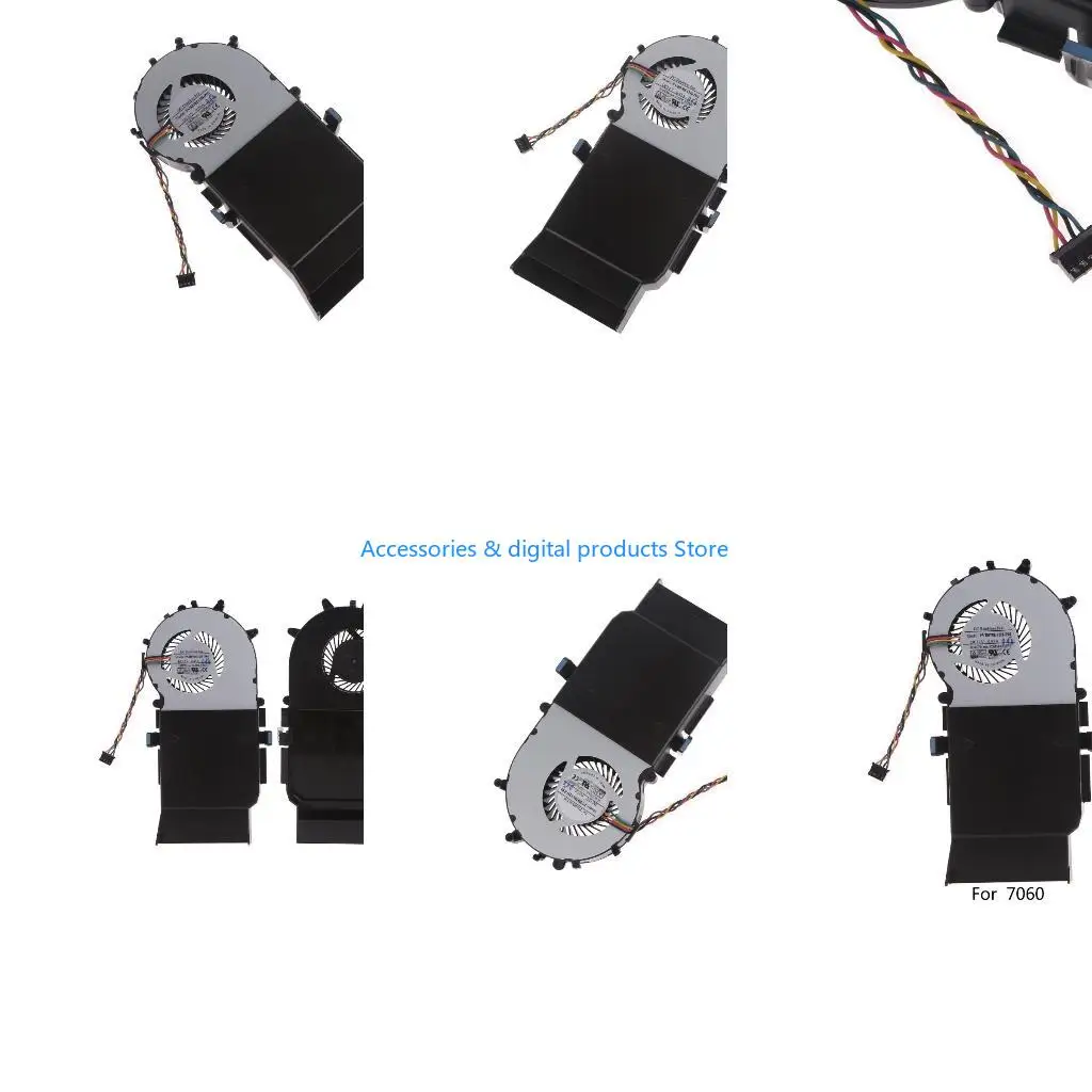 77JD Original CPU Cooling Fan for DELL Optiplex 7050 7060 7070 MFF CPU FAN 03XHPM BAZB0715R2U DC12V 1A Laptop Cooler