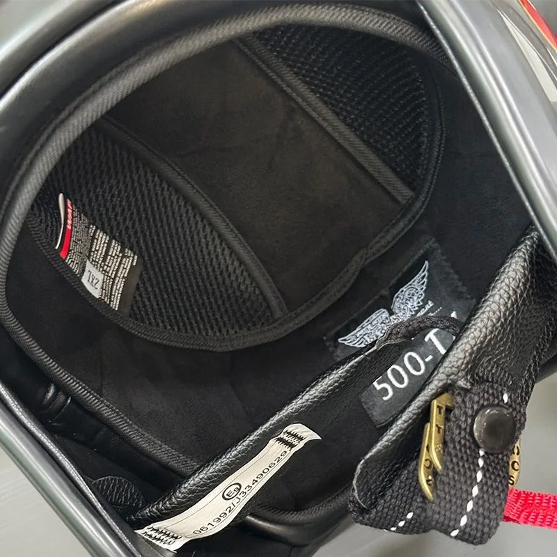 

Retro Motorcycle Helmet Low Profile Moto Helmet Open Face Light Weight Capacete De Moto Scooter Helmet ECE DOT Certification