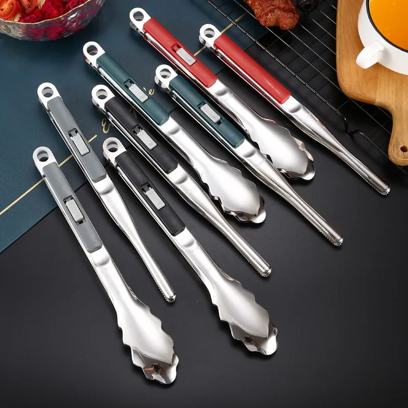 Barbecue Clips 304 Stainless SteelGrill Tongs Meat Cooking Utensils Tongs Party For BBQ Baking Clip Grilling Steak Clamp Tools