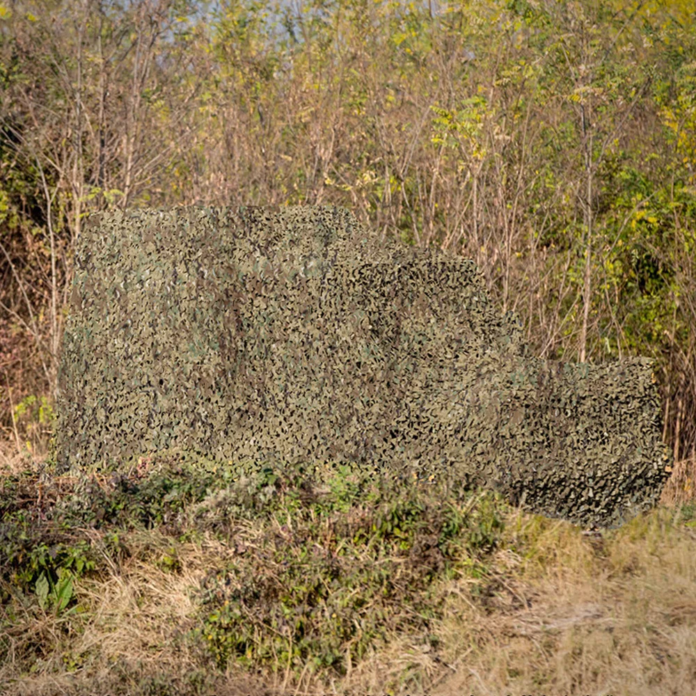 Red de camuflaje táctico para deportes al aire libre, Red de ocultación de camuflaje CS Wargame para caza, ocultamiento del bosque, parasol de Camping