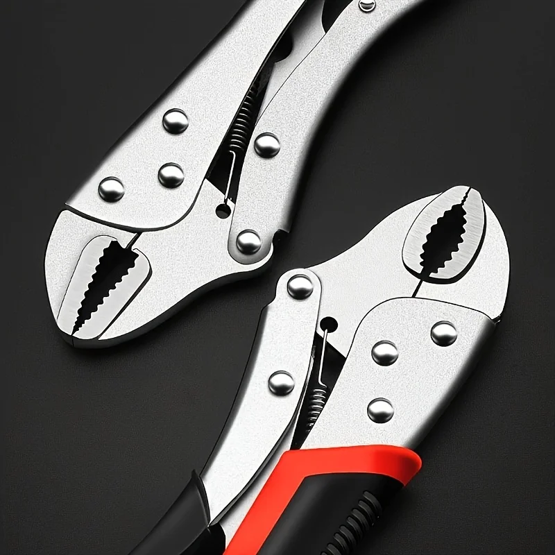 Multifunctional Round Mouth Strong Pliers - Fixing, Reinforcement Clamp & Wrench - 7 Inch/10 Inch -For DIY, Repair&Construction