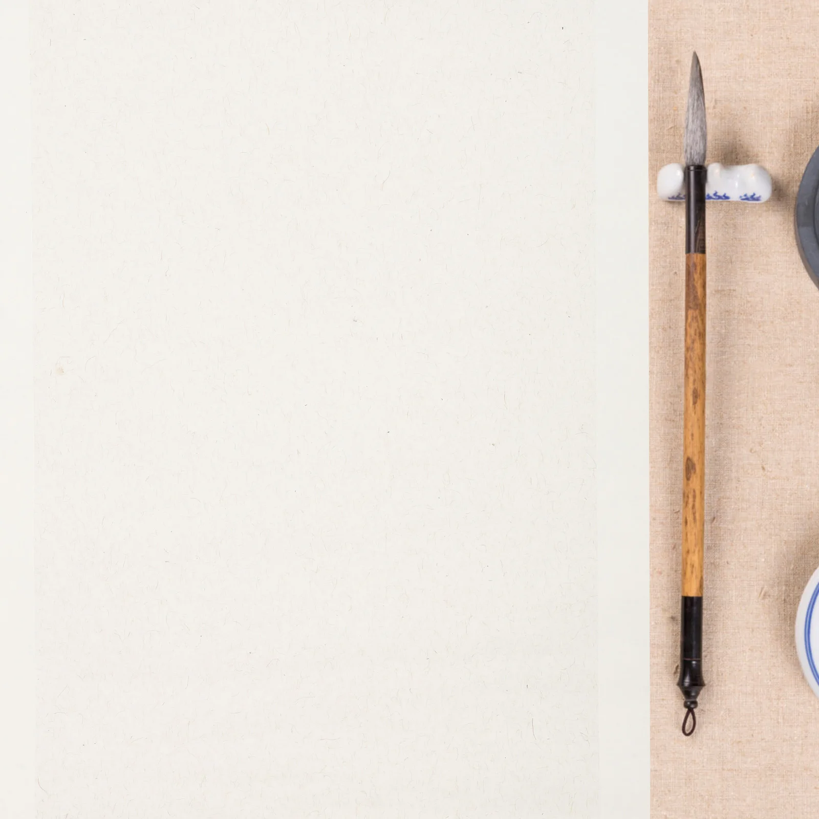 10 Sheets Half Cooked Rice Paper Professional Calligraphy Art Grey Blank Drawing Printing Small Chinese Painting Delicate Retro