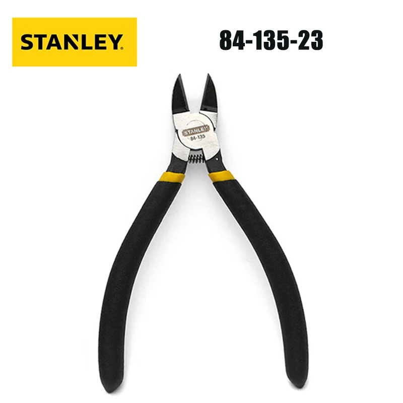 

Stanley 84-135-23 Black Double Plastic Handle Water Notch Pliers 6-inch Thread Cutting Oblique Nose Pliers Electric Tools.