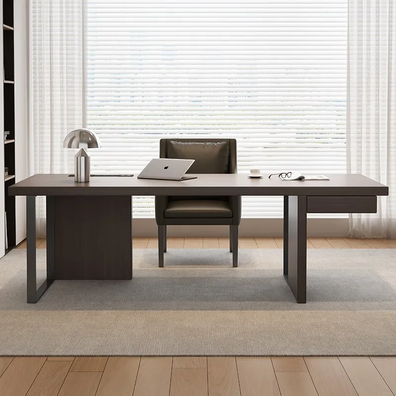 ห้องนอนโต๊ะเวิร์คสเตชั่น Minimalist Office Study โต๊ะโต๊ะประชุมข้างเตียงคอมพิวเตอร์ Mesa เขียนอะคริลิคบ้าน