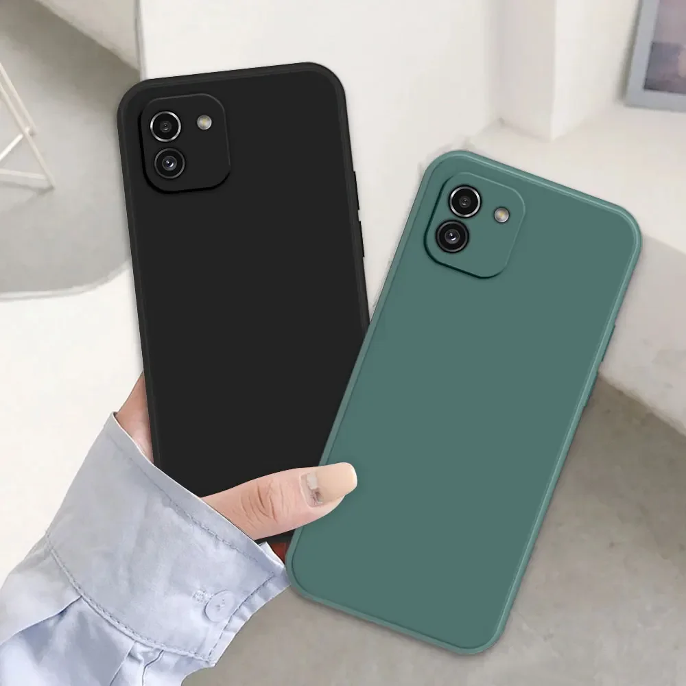 For Samsung A03 Shockproof Case For Samsung Galaxy A03 Core Phone Cases Candy Silicone Soft Back Cover For Samsung A03S Fundas