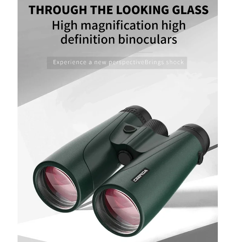 New Binoculars 12X50 High Magnification ED High-definition Purple Film Bird Watching Adult Travel Professional Telescope - view 5