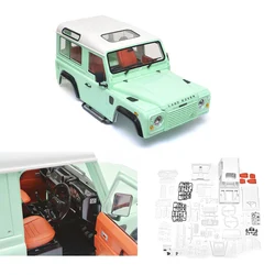 Jingguan D90 Car Shell White Shell KIT versione porta può essere aperta interni completi per 1/10 RC Crawler Car Traxxas Defender D90