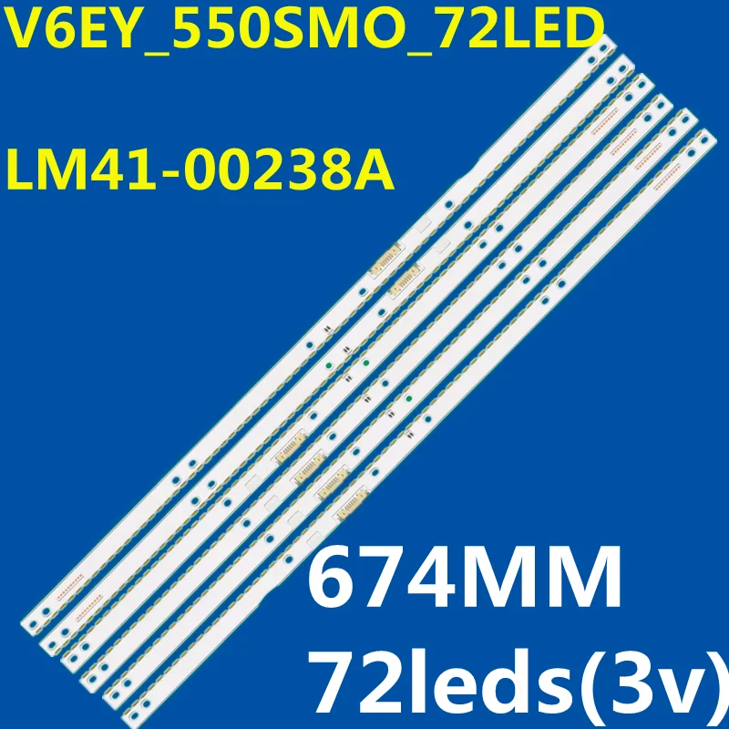 

5PCS LED Strip For UE55K5500 UE55K5502 UE55K5505 UE55K5510 UE55K5515 UE55K5670 UE55K5572 UE55K5579 UE55K5580 UE55K5582