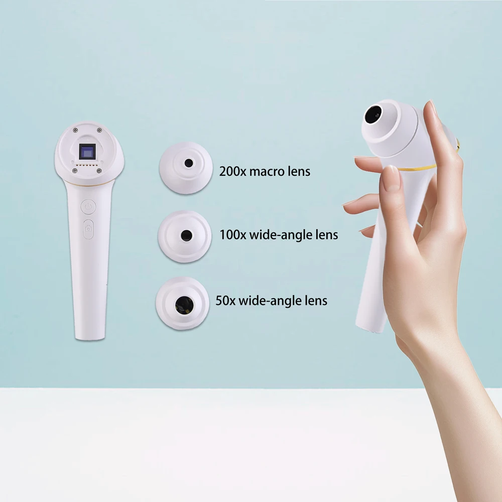 Scalp Skin Hair Analysis Machine, High-Definition Camera, Pigmentation Inflammation Detection, Dermatoscope Tool