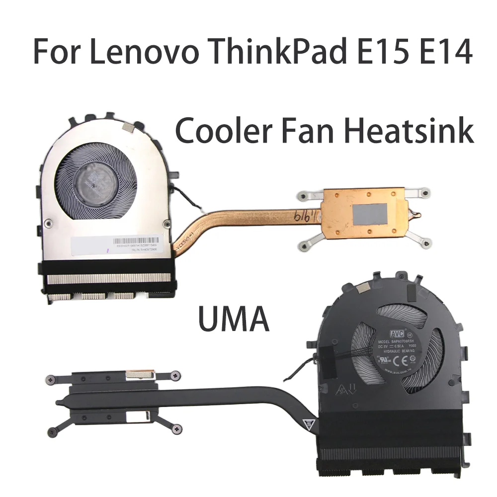 New Original For Lenovo ThinkPad E15 E14 UMA Laptop Cooling Fan Cooler Fan Heatsink FRU:5H40S72906 5H40S72907