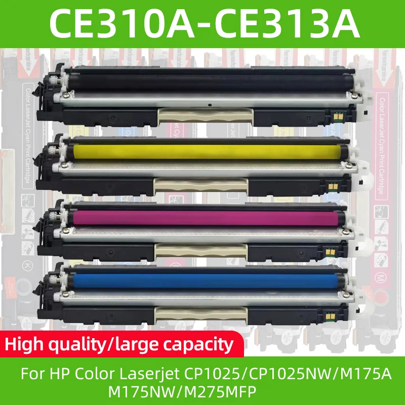 

CE310A 310a CE311A CE312A CE313A Toner cartridge compatible for 126A for hp LaserJet Pro CP1025 CP1025NW M275 M175a M175nw