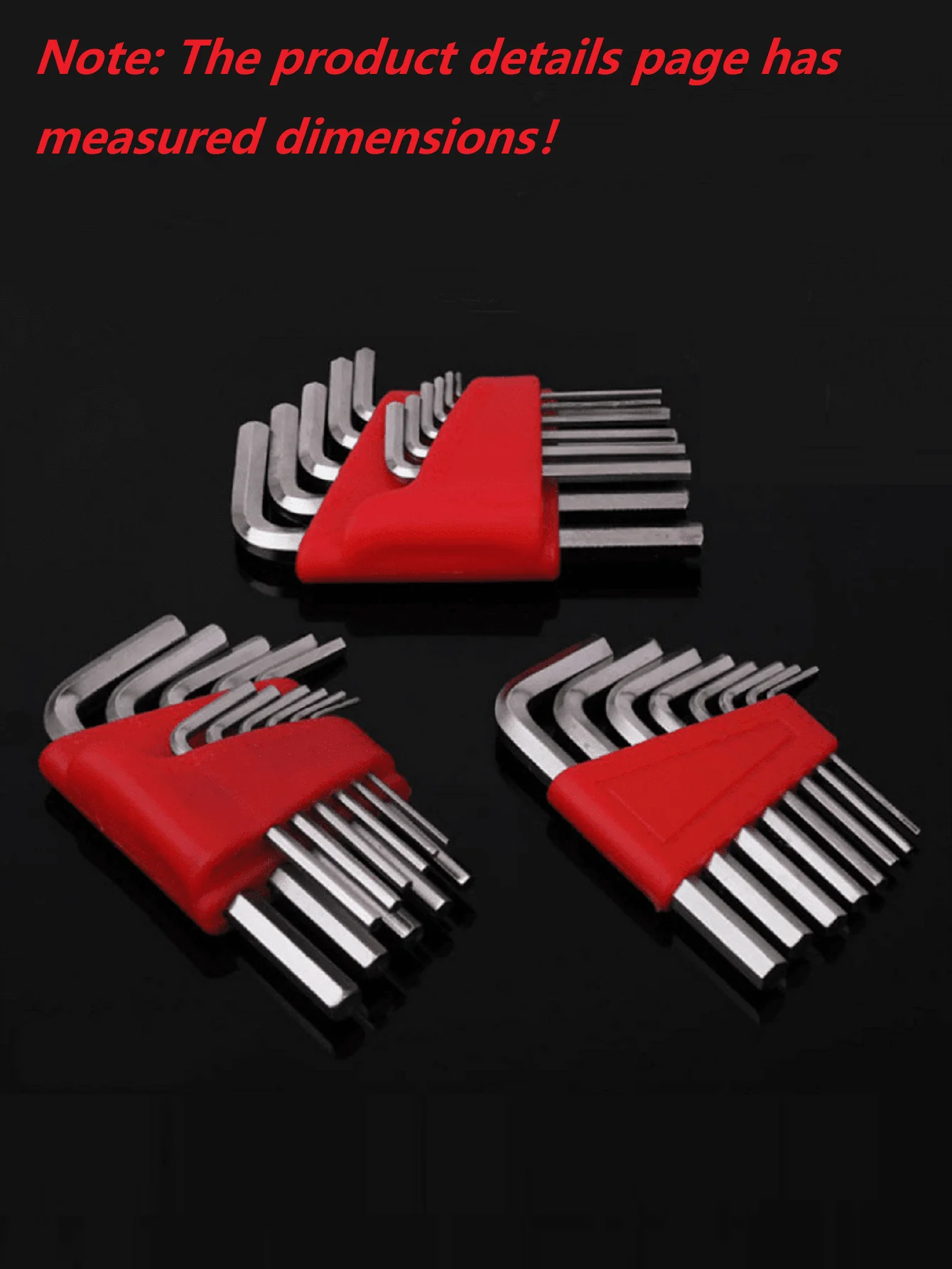 8/11pcs L Type Wrench Metric Inch Wrench L Wrench Size Allen Key Set Wrench Tool Set Easy To Carry In The Pocket