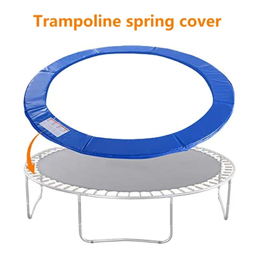 Imagen 2 del producto Almohadilla de protección Universal para trampolín, cubierta de borde, resistente al desgarro, impermeable, cubierta de resorte para seguridad de trampolín, 8 pies
