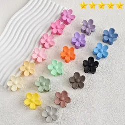 【Hot sales】Candy Color Frosted Flower Clip Hair Accessories Back Head Bun Ponytail Five-piece Hair Clip Feminine Top Clip