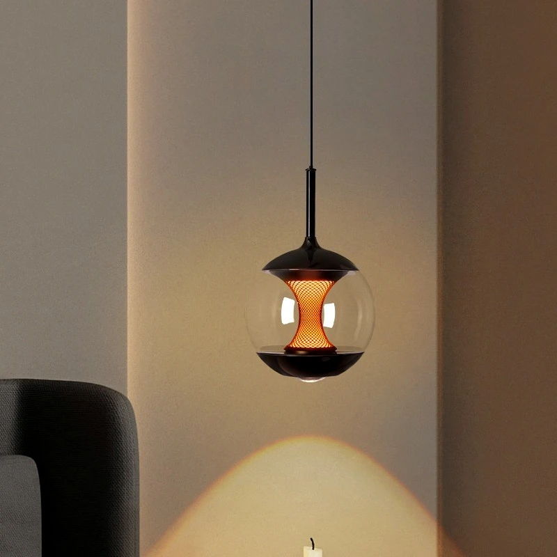 Aluminium Tricolor Chandelier Room Minimalist Ceiling Lamp Exhibition Hall Corridor Restaurant Pendant Light Home Lighting Lamps