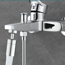 Bathroom wash basin universal faucet anti-splash nozzle can be rotated bathroom washing extension blister