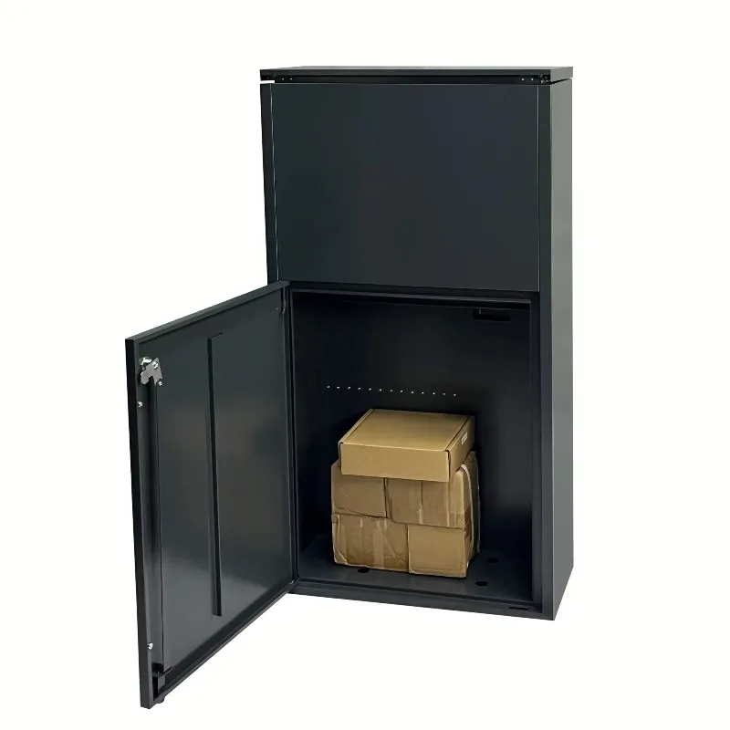 

Индивидуальная противоугонная верхняя подъемная колонна из оцинкованной стали с полосой под дерево, водонепроницаемая уличная коробка для доставки посылок