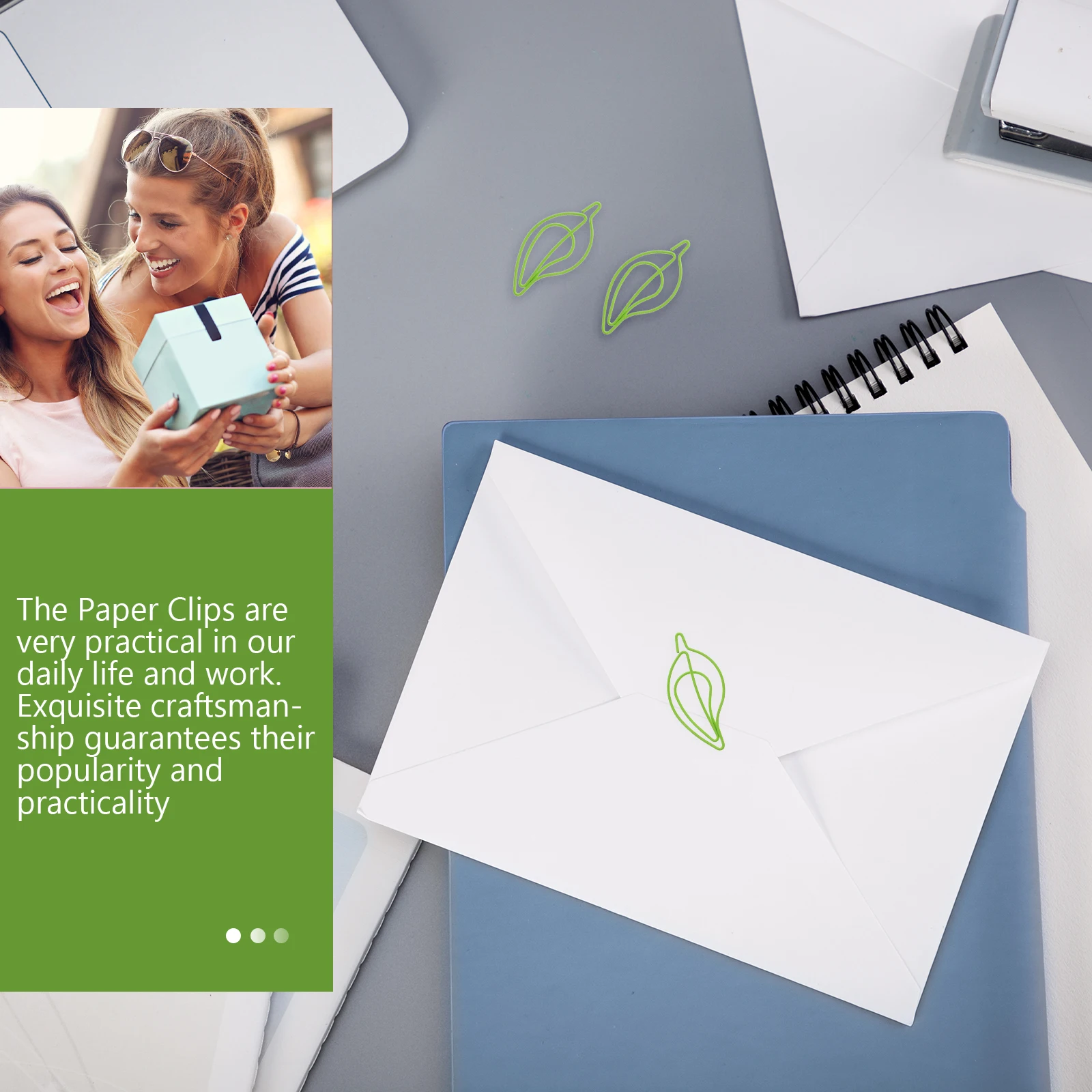 30 قطعة مشابك ورق على شكل ورقة شجر إبداعية مشابك مستندات معدنية مستلزمات مدرسية مكتبية منظم ملفات أدوات مكتبية مشبك ورق متعدد الاستخدامات #4