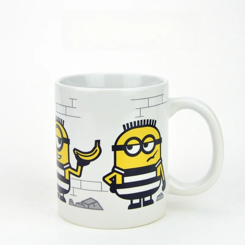 Despicable Me Minions, Little Yellow Man Multicolor Caneca, Produtos periféricos, Copos amantes, Copos de café, Presentes do feriado, Venda quente