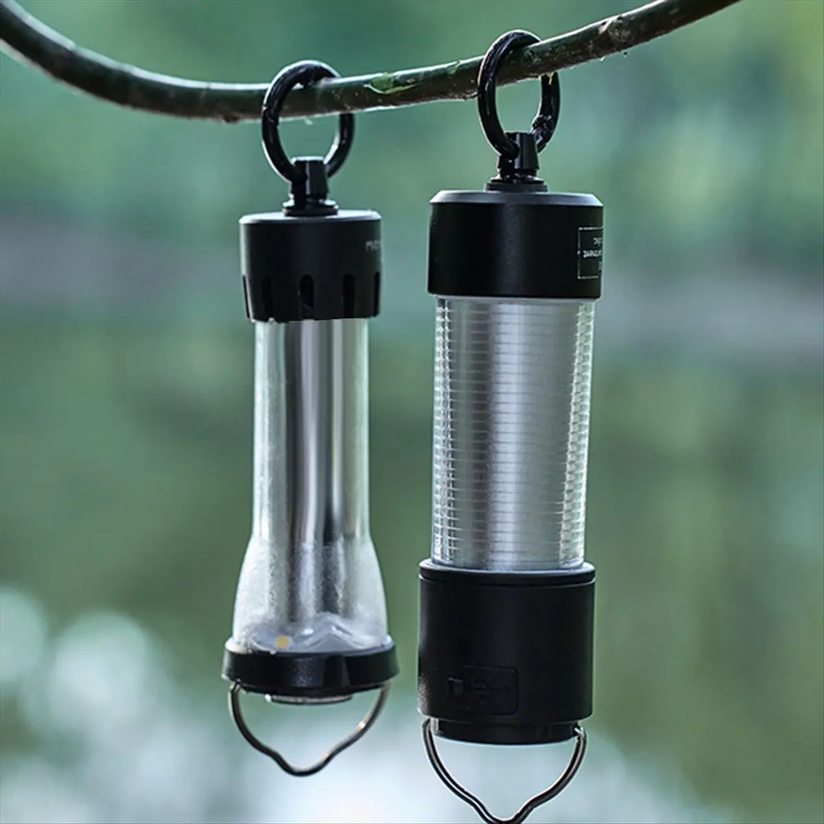ABXY Portable Lamp Hanging Hook with Large Opening Camping Lamp Fixture Hook Multi-Functional Tent Flashlight Ring