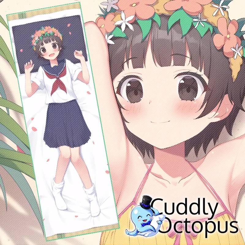 

Anime Game Toaru Kagaku no Railgun Uiharu kazari Dakimakura Hugging Body 2WAY Pillow Case Cover Pillowcase Cushion Bedding Cud