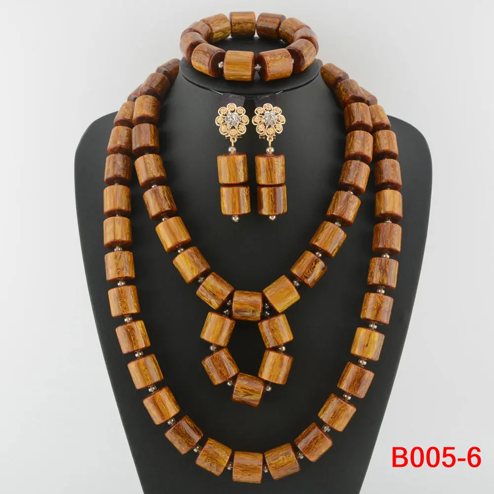 New Design African Wedding Jewelry Set High Quality Artificial Coral Bead Women Bib Necklace Nigeria Bride Party Gift