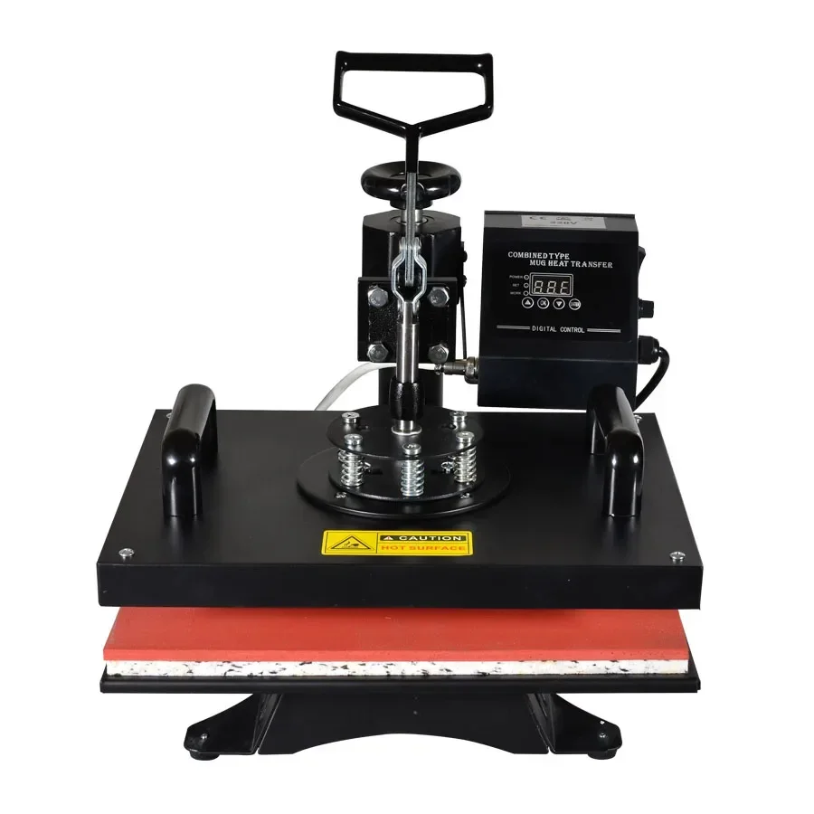 1pc 8 In 1 Combo Heat Transfer Machine Sublimation/Heat Press Machine For Plate/Mug/Cap/TShirt /Phone case 110/220V