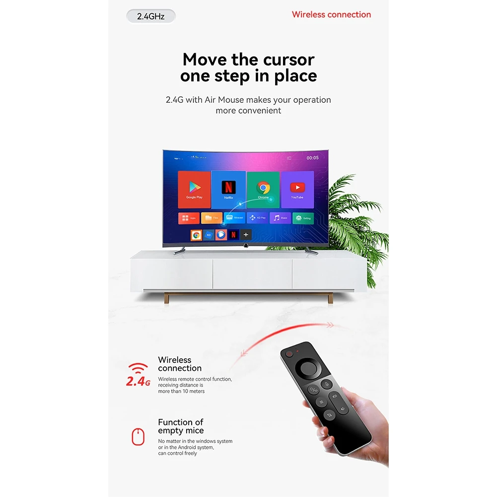 W3 2.4G Wireless Voice Air Mouse Remote Controller Mini Keyboard for Android TV BOX / Windows / Gyroscope Remote