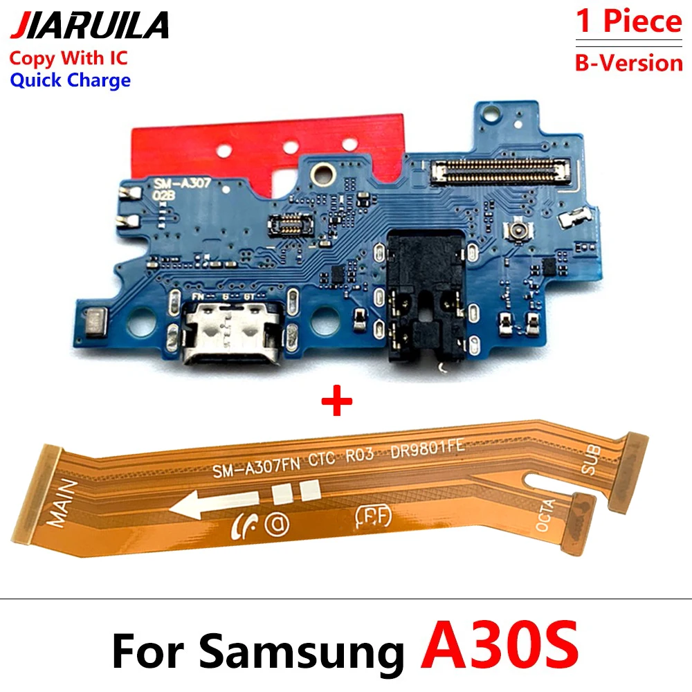 USB Charging Connector Port Main Board Flex Cable For Samsung A10 A20 A30 A50 A10s A20s A30s A21s A31 A51 A22 A32 4G 5G