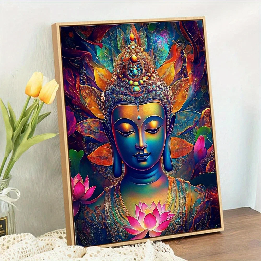 

500/1000/1200/2000 PCS Jigsaw Puzzles Buddha Religion Prayer Family Activity Games for Gameroom Bedroom Gifts Frameless