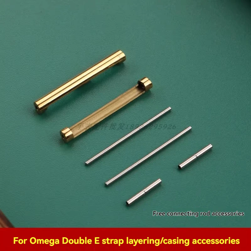 For Omega Constellation Double Eagle Strap Interface watch section pressure bar gold bar steel strip watch section sleeve