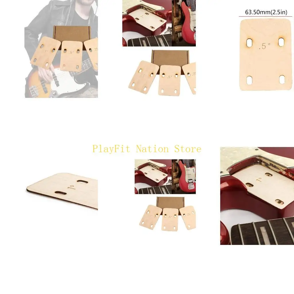 

242F 0.25, 0.5, 1 Degree Guitar Neck Plate Maple Neck Guitar Neck