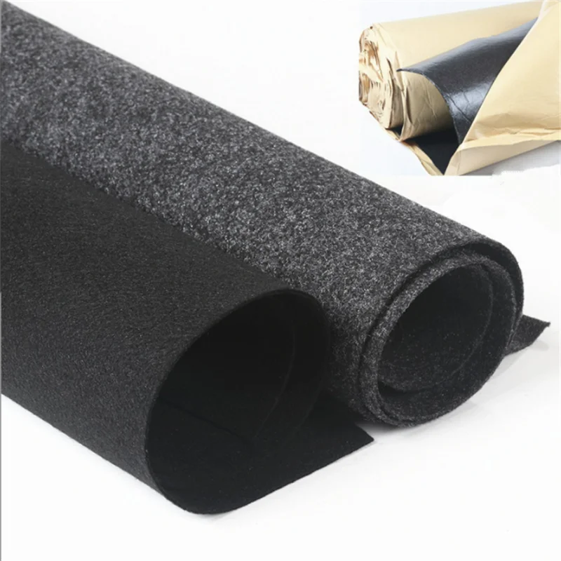 Self-Adhesive Felt Velvet Subwoofer Speaker Furniture Boat Floor Cloth Sound-Absorbing Cotton Decorative KTV Stage Ceiling 1MX1M