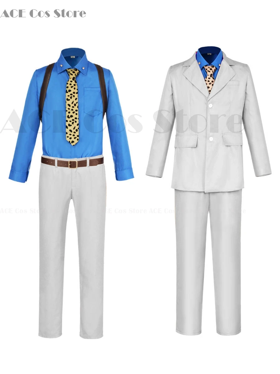 Anime Nanami Kento Costume Cosplay Suit cintura occhiali parrucca arma corta Halloween Party Uniform Outfit uomo donna Genderswap Suit