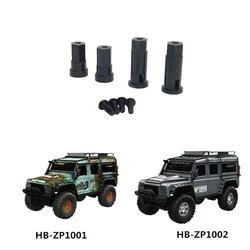 Combinatore dell'adattatore dell'azionamento del mozzo esagonale della ruota del metallo 4Pcs per HB Toys ZP1001 ZP1002 ZP 1001 ZP 1002 1/10 parti di aggiornamento dell'automobile RC