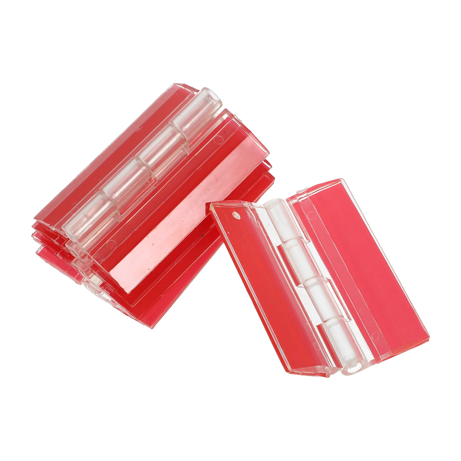 

5 Pcs Turn The Page Self-adhesive Hinge Hinges for Cabinet Doors Acrylic Transparent