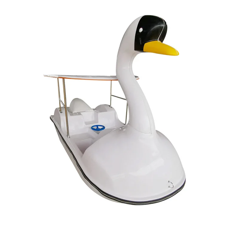 Maximize Safety and Fun with Customizable Multi-Colored Swan Pedal Boat for Two on Lakes - Perfect for Commercial Use