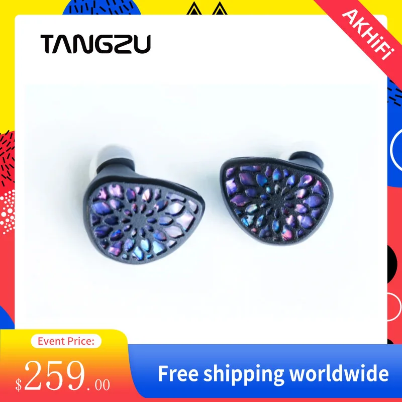 TANGZU Zetian Wu The Legend IN EAR MONITORS Dual Planar Hybrid Driver Wired Earphones IEM 0.78mm 4.4mm Cable Hybrid Driver