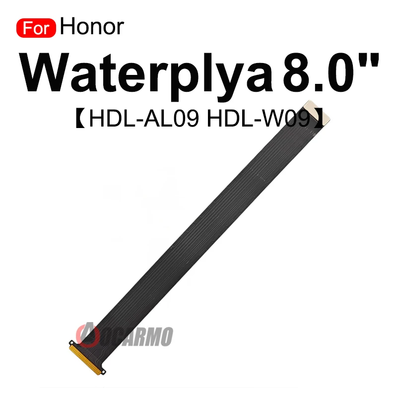For Honor Waterplay 8Inch LCD Screen Connection Flex Fingerprint Button Flex Cable Repair Parts HDL-AL09 HDL-W09