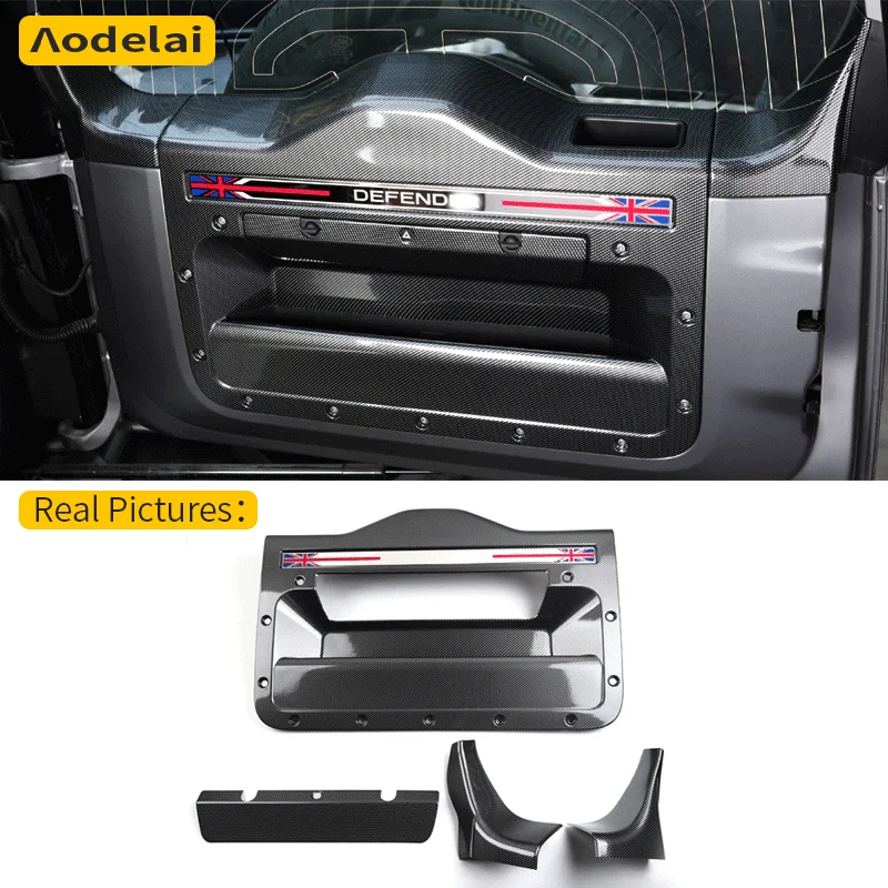 ABS For 20-26 Land Rover  Defender trunk tailgate protective plate anti-scratch and anti-kick panel modification accessories