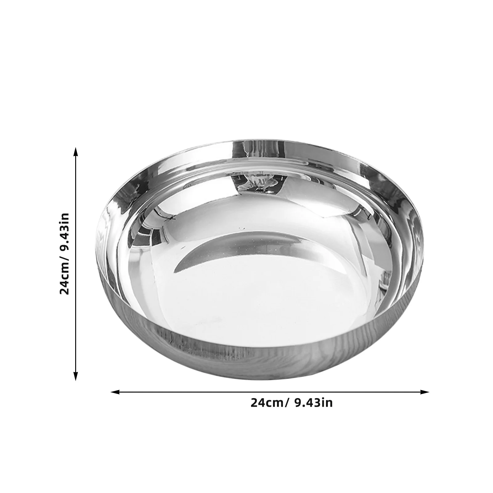 الفولاذ المقاوم للصدأ رامين 304 وعاء تقديم عميق ل سلطة الفاكهة الحلوى اكسسوارات المطبخ وعاء طعام منزلي #5