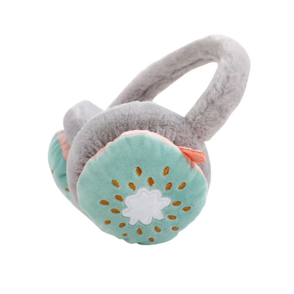 Soft Cute Crown Earmuffs para proteção contra frio Protetores de orelha de pelúcia dobrável Tampa de orelha ajustável